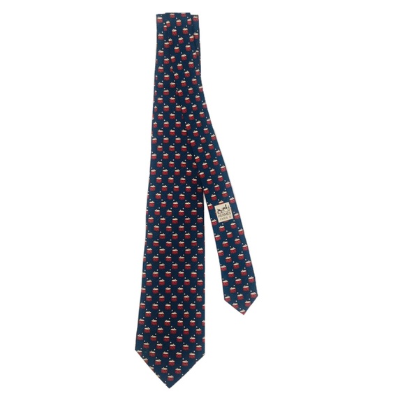 HERMÈS • Drums Business Tie Hermès Tie Box - Picture 5 of 8